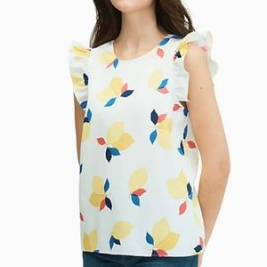 Kate Spade XS Lemon Zest Ruffle Sleeveless…